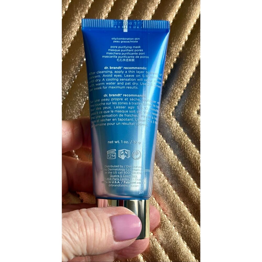 DR. BRANDT - NWTIB - Pores No More Vacuum Cleaner Pore Purifying Mask, 1 oz - Picture 6 of 12